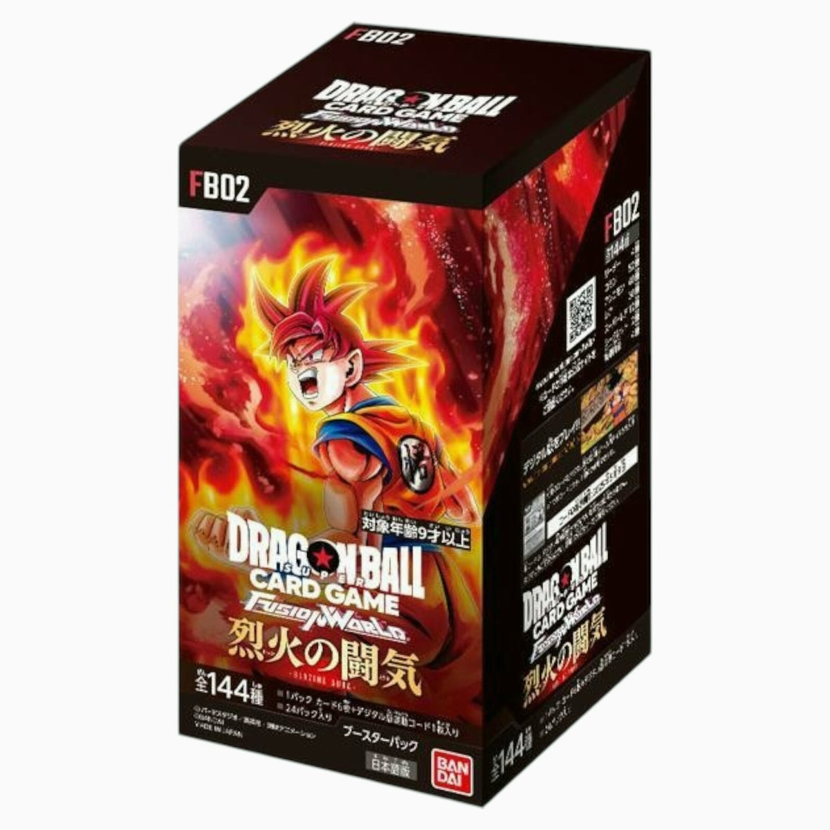Dragon Ball Fusion World FB02 Blazing Aura Box JAP Card Game FB-02