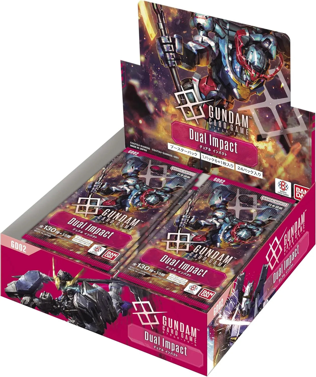 Gundam Card Game Dual Impact GD02 Display Japanisch