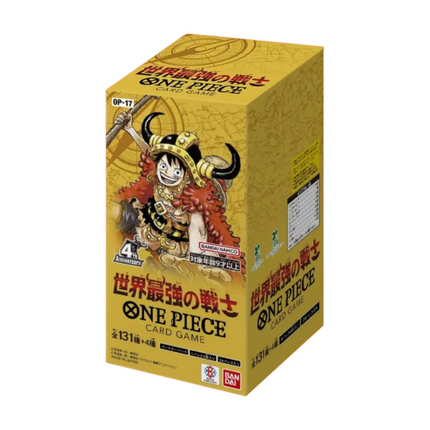 One Piece OP-17 The World's Strongest Warriors Booster Display Japanisch